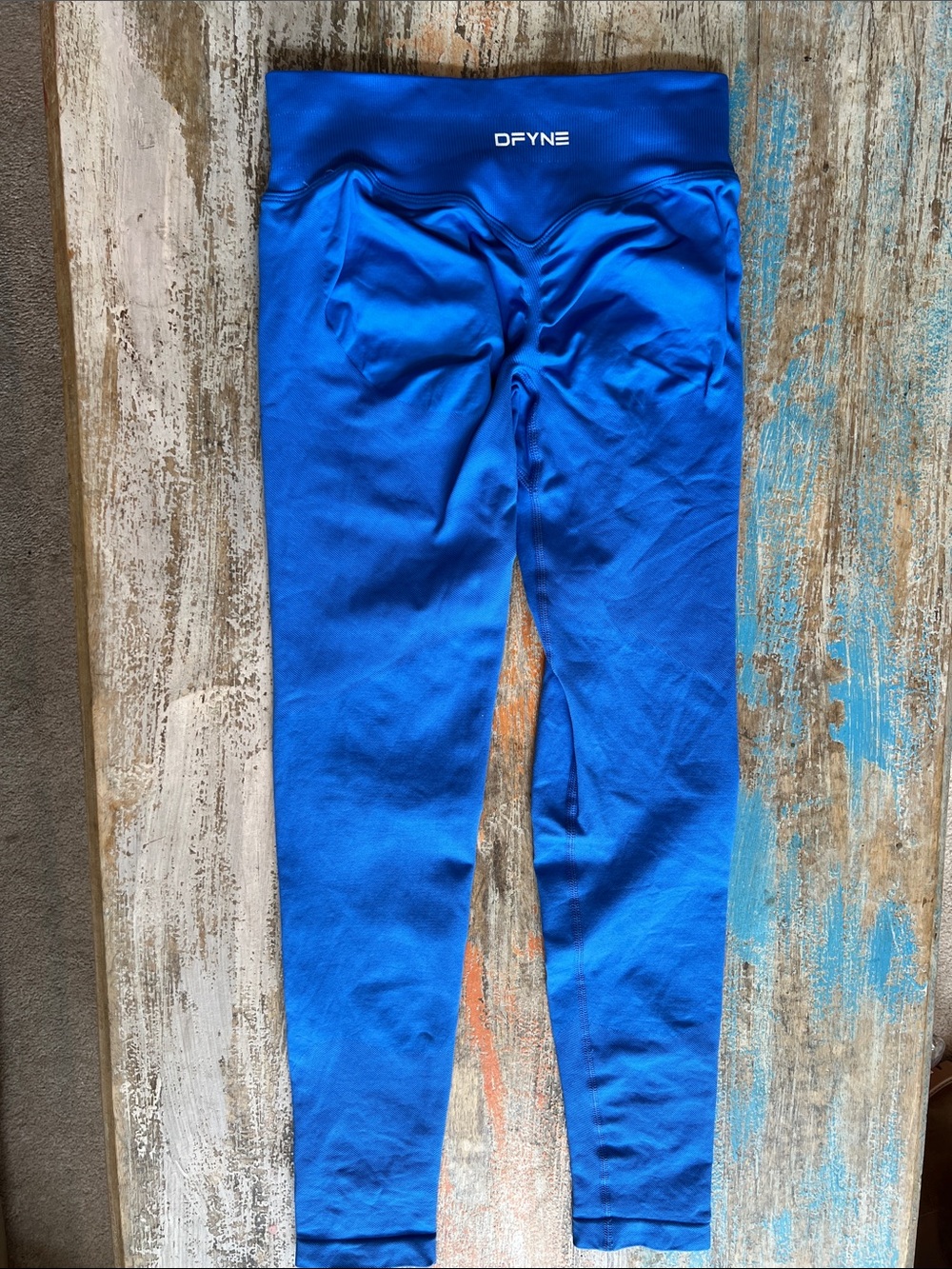 DFYNE Impact Leggings in Royal Blue - Picture 7 of 8